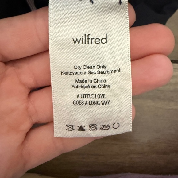 Wilfred Wool-Cashmere Blend Plaid Wrap Skirt | Size 0 | Aritzia - Picture 8 of 9